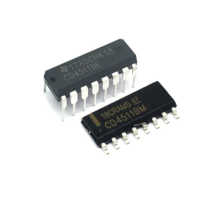 IC CD4511 7-Segment Driver IC Pinout