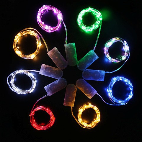 [ TẶNG PIN ] Dây đèn LED dài 1M/2M/10M dùng để trang trí không gian mang lại sự ấm cúng Đèn led đom đóm Fairy light
