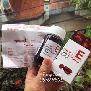 Vitamin E đỏ Nga 400mg lọ 30 viên