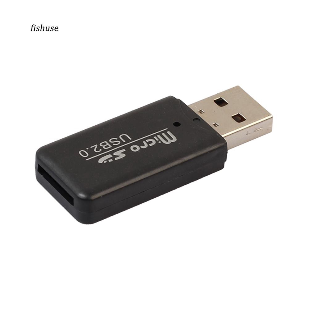 Đầu đọc thẻ Micro SD cổng kết nối USB nhiều màu sắc tiện lợi