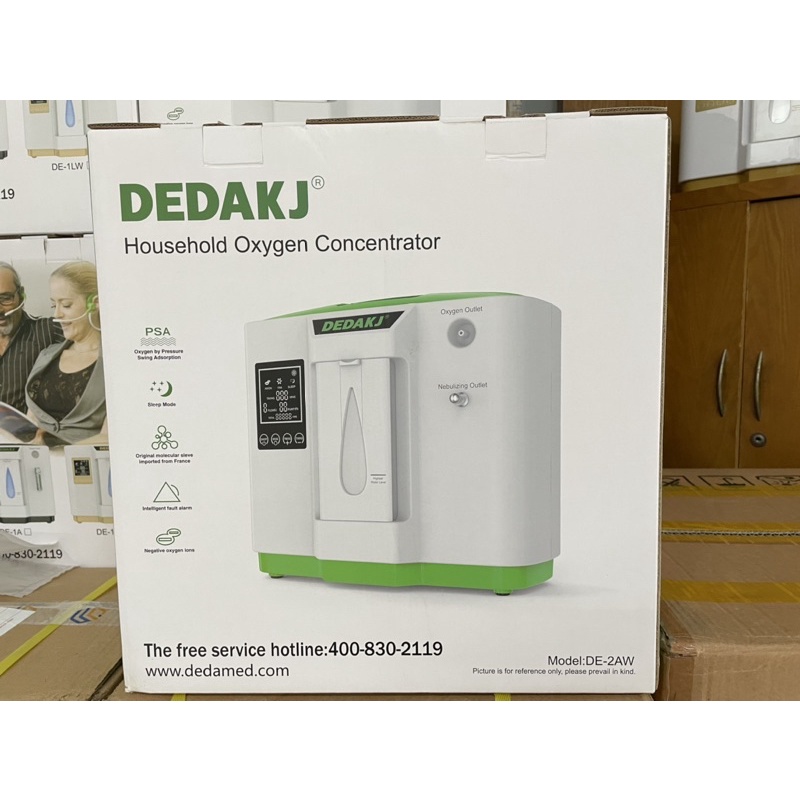 Máy tạo oxy Dedakj có phun khí dung chính hãng 7 lít