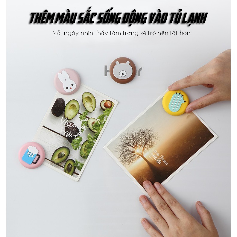Nam Châm Gắn Trang Trí Tủ Lạnh Phong Cách Hoạt Hình Dễ Thương