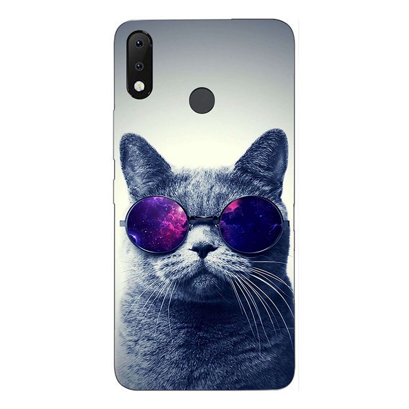 Ốp điện thoại silicon in hình sói cho Itel S33/LB6 S33