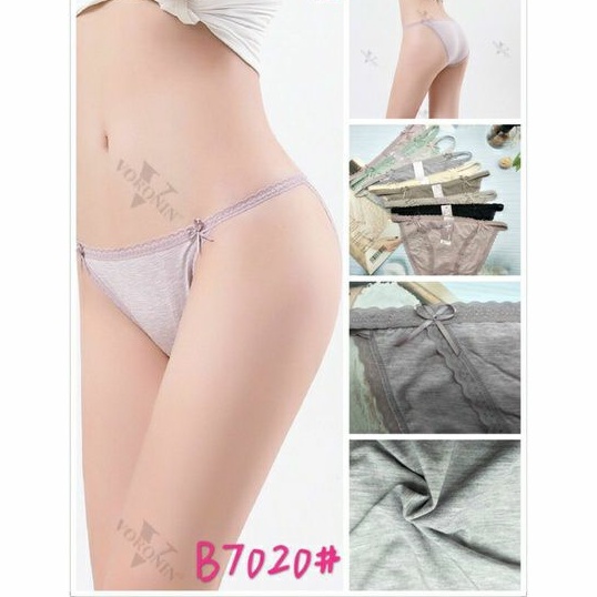 Quần lót nữ dây sườn cotton đũi mềm mát nhẹ nhàng sexy quyến rũ 7200