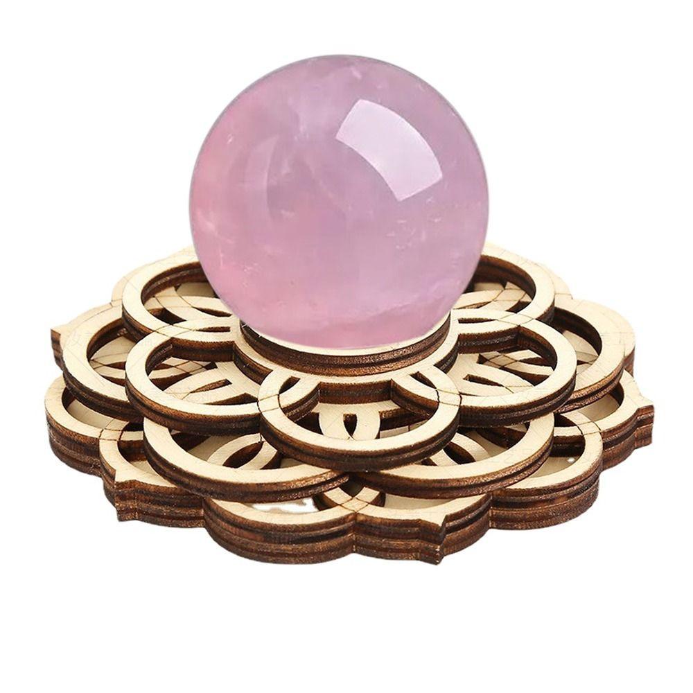 FOREVER Giá Đỡ Quả Cầu Pha Lê Hình Hoa Sen Dùng Trang Trí Nhà Cửa