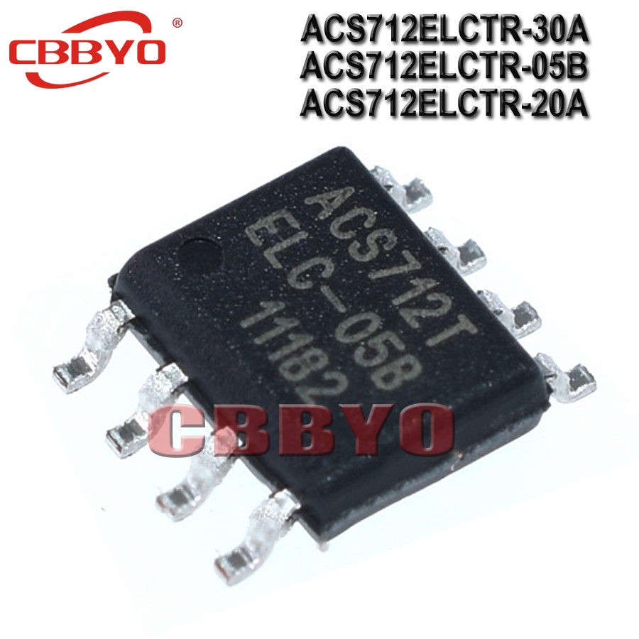 Bộ 2 Linh Kiện Điện Tử ACS712ELCTR-20A SOP-8 ACS712-20A ACS712T ACS712TELC-20A ACS712 Acs712Llctr-05B ACS712ELCTR-30A ACS712ELC-30A Mới