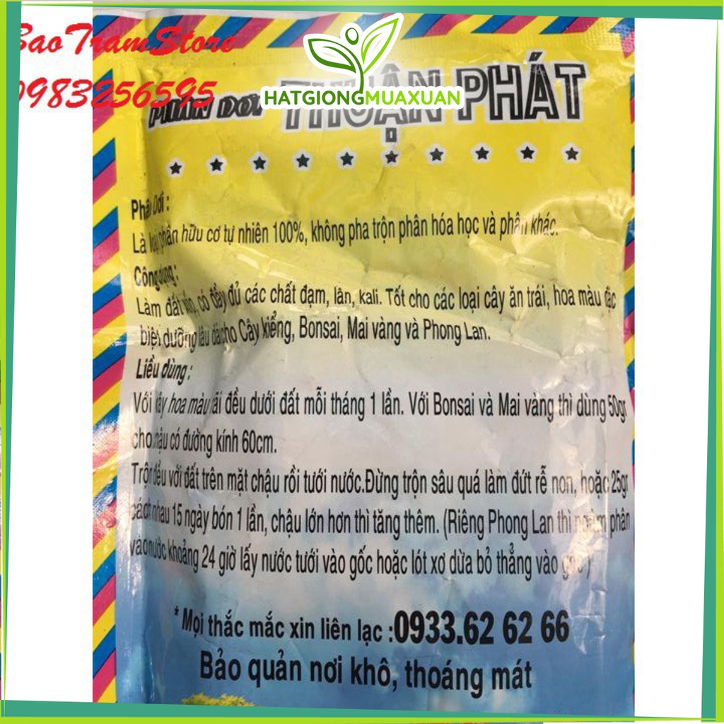 [SIEURE] Phân dơi nguyên chất tốt cho mọi cây trồng gói 75g hàng đẹp, phân phối chuyên nghiệp.