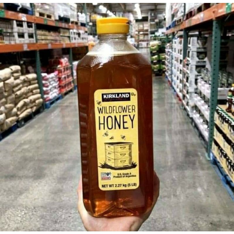 Mật ong Kirkland Signature Wildflower Honey 2.27kg của Mỹ