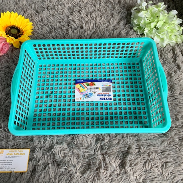 Rổ nhựa Duy Tân rổ chữ nhật 2T6 164