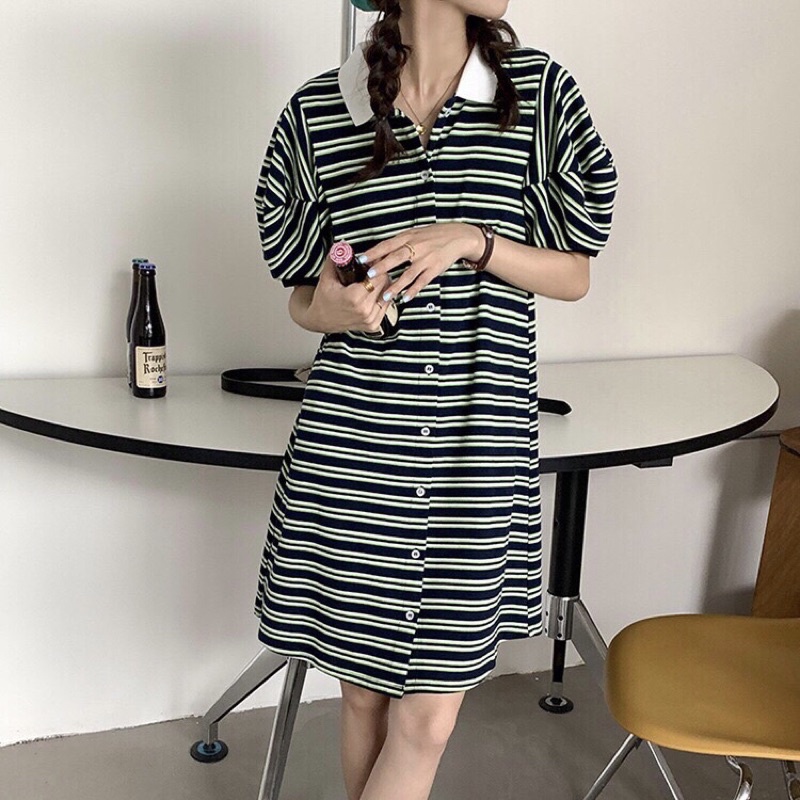 ĐẦM POLO SỌC - L82329