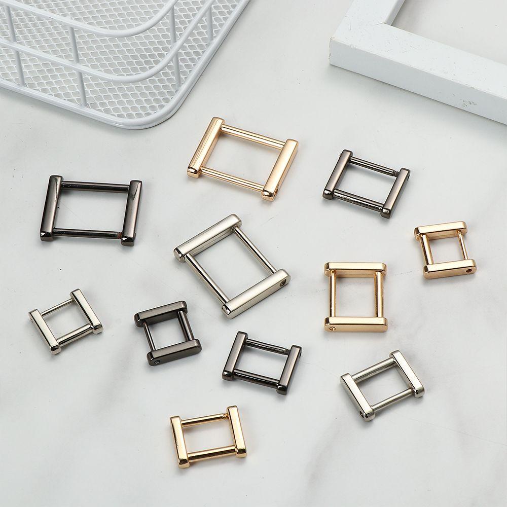 Vòng Khóa Kim Loại Hình Chữ Nhật Dành Cho Túi Da Thủ Công DIY