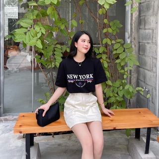 ÁO THUN BASIC NEWYORK ZAREEN THU93 ĐEN