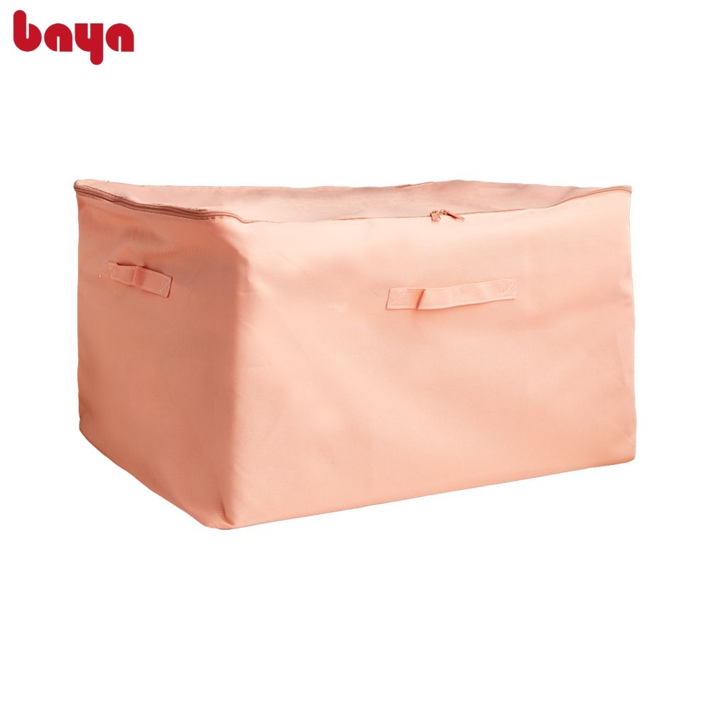 Hộp Đựng Đồ Chăn Ga Gối Có Khóa Kéo BAYA KONDO Vải Tổng Hợp D60xW44xH40 2000055