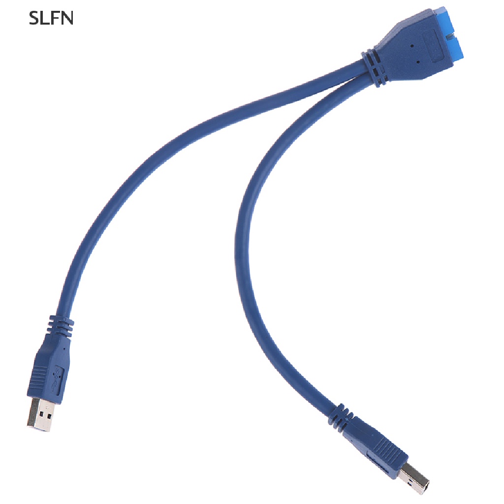 Cáp ChuyểN ĐổI 2 CổNg USB 3.0 Sang ĐầU CắM 20 Pin