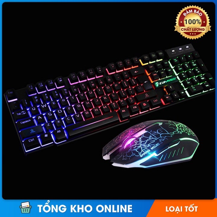 Bộ bàn phím chuột Gaming T6 đẳng cấp - Tặng kèm lót chuột