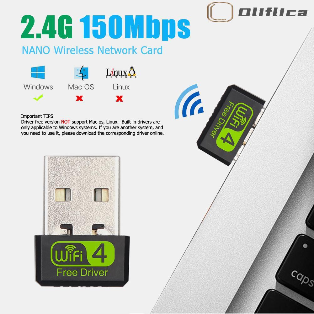 Mới Usb Thu Sóng Wifi Wd-1513B 2.4g 150mbps Usb 2.0 802.11 B / G / N