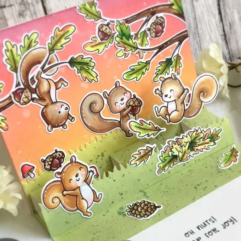 Khuôn Cắt Giấy Làm Từ Kim Loại Hình Quả Thông Trang Trí Scrapbook