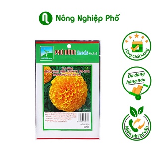 Hạt giống hoa Vạn Thọ lùn Phú Nông - Gói 15 hạt
