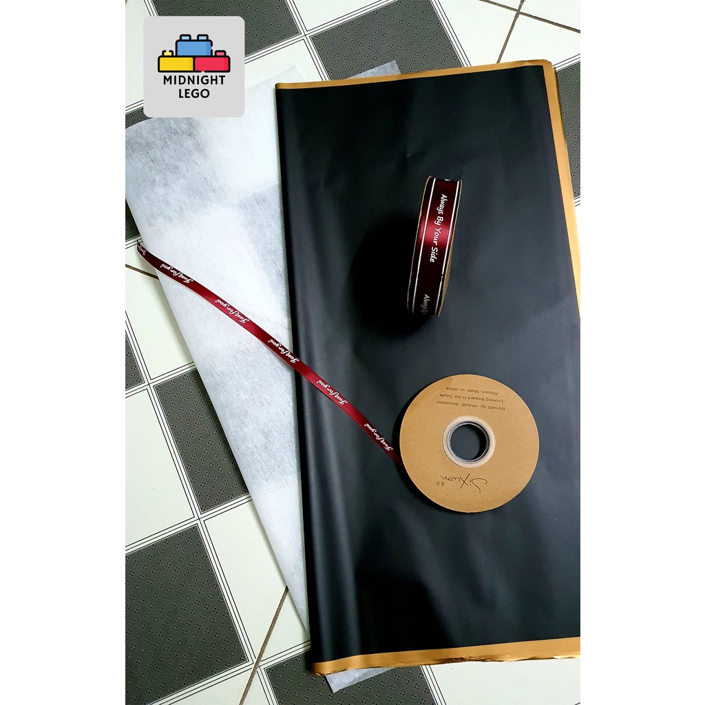 LEGO Hoa Hồng Đỏ / Tặng Kèm Giấy Gói Hoa Và Dây Ruy Băng