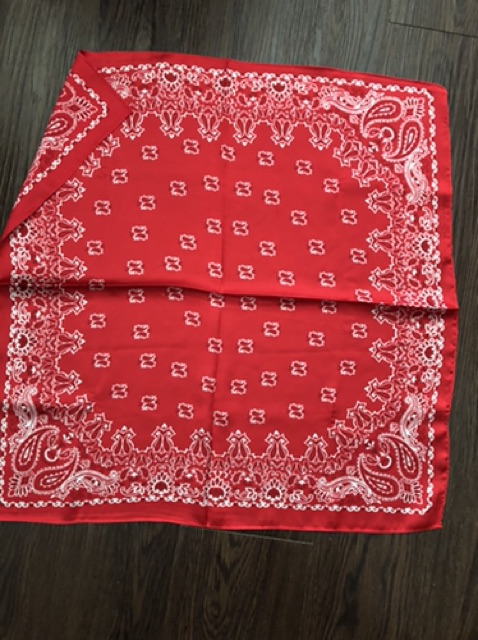 Khăn bandana lụa mini size 53x53 cm - Maben