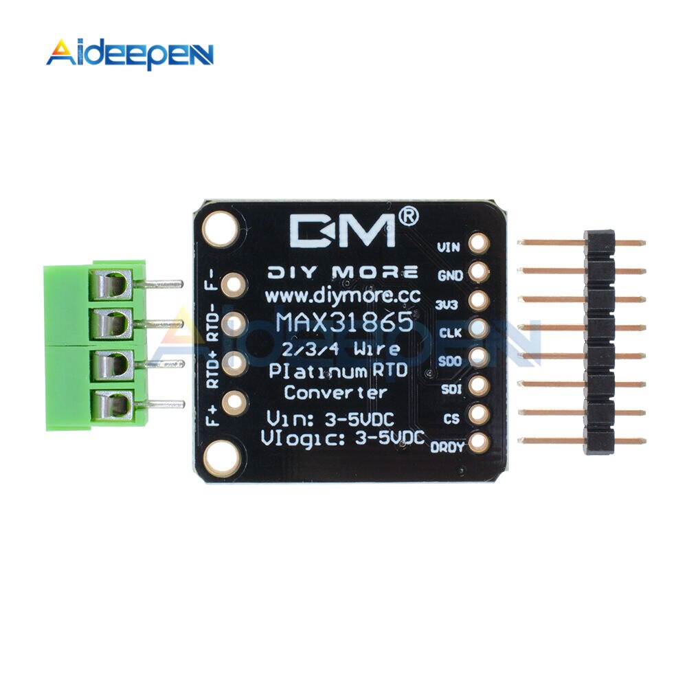 Mô Đun Cảm Biến Nhiệt Độ 3.3v / 5v Max31865 Cho Arduino Pt100 / Pt1000 Rtd To Digital