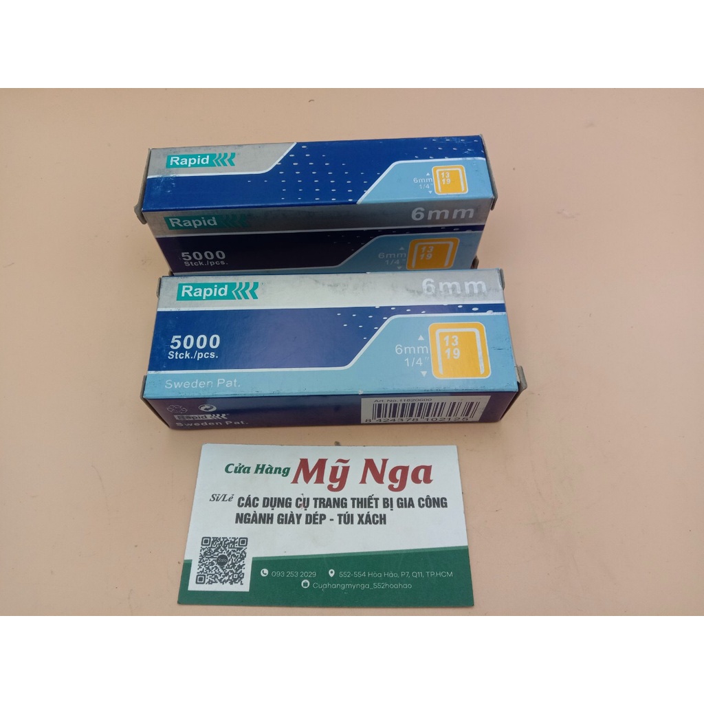Đinh bấm rapid dùng cho máy bấm ghim yên xe cầm tay