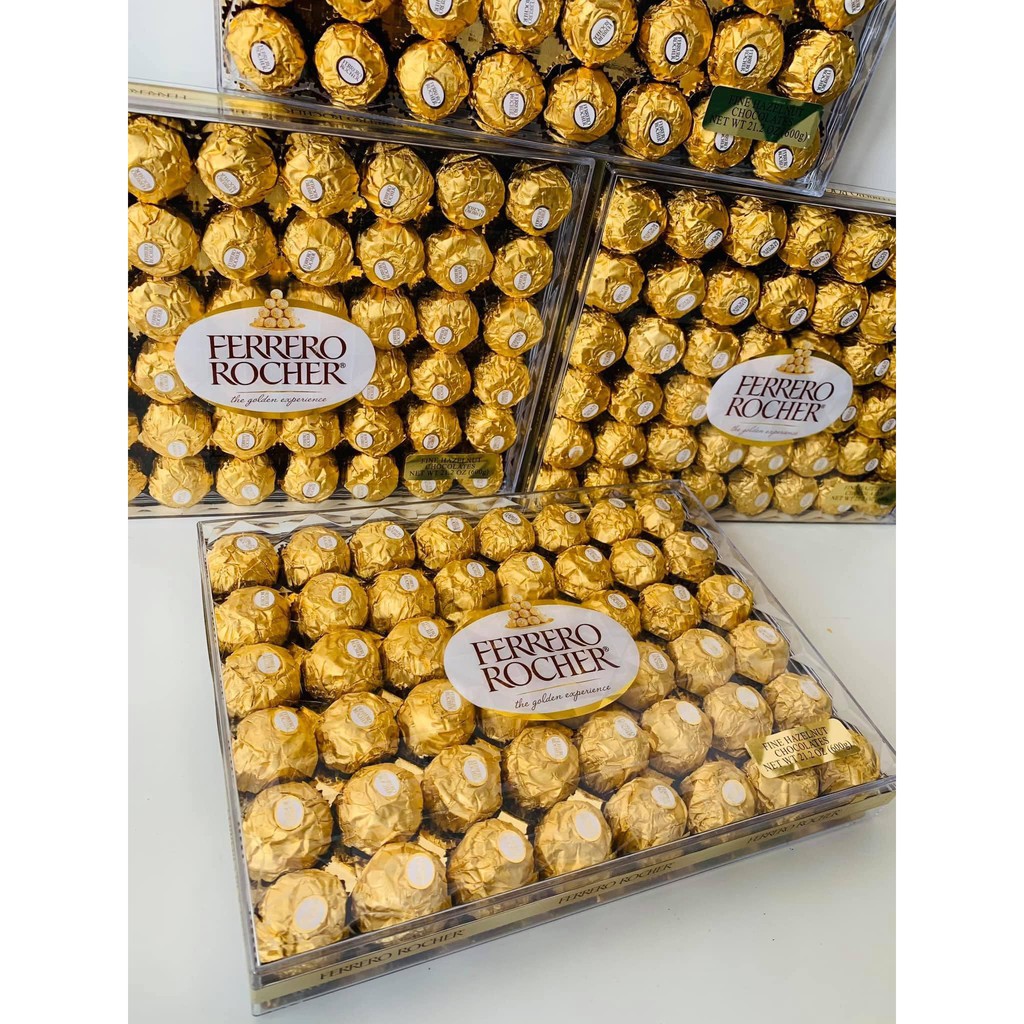 Hộp Socola cao cấp của Mỹ Ferrero Rocher Chocolate 48 viên 600g