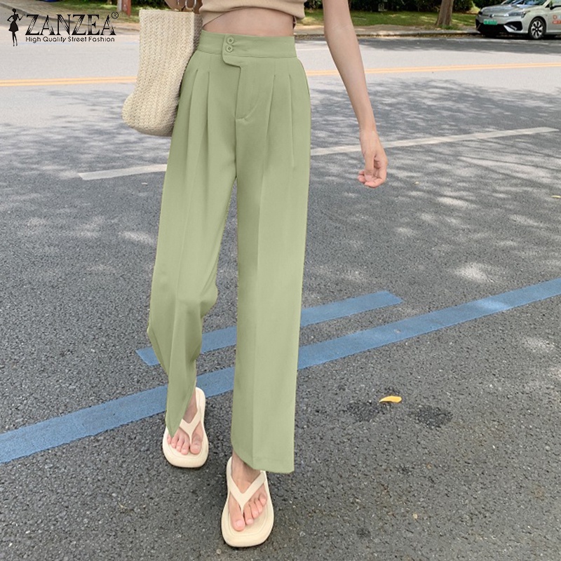 Quần Zanzea ống rộng phong cách cá tính thời trang cho nữ