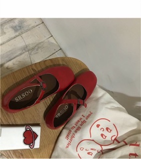 giày ulzzang đỏ order loại 2