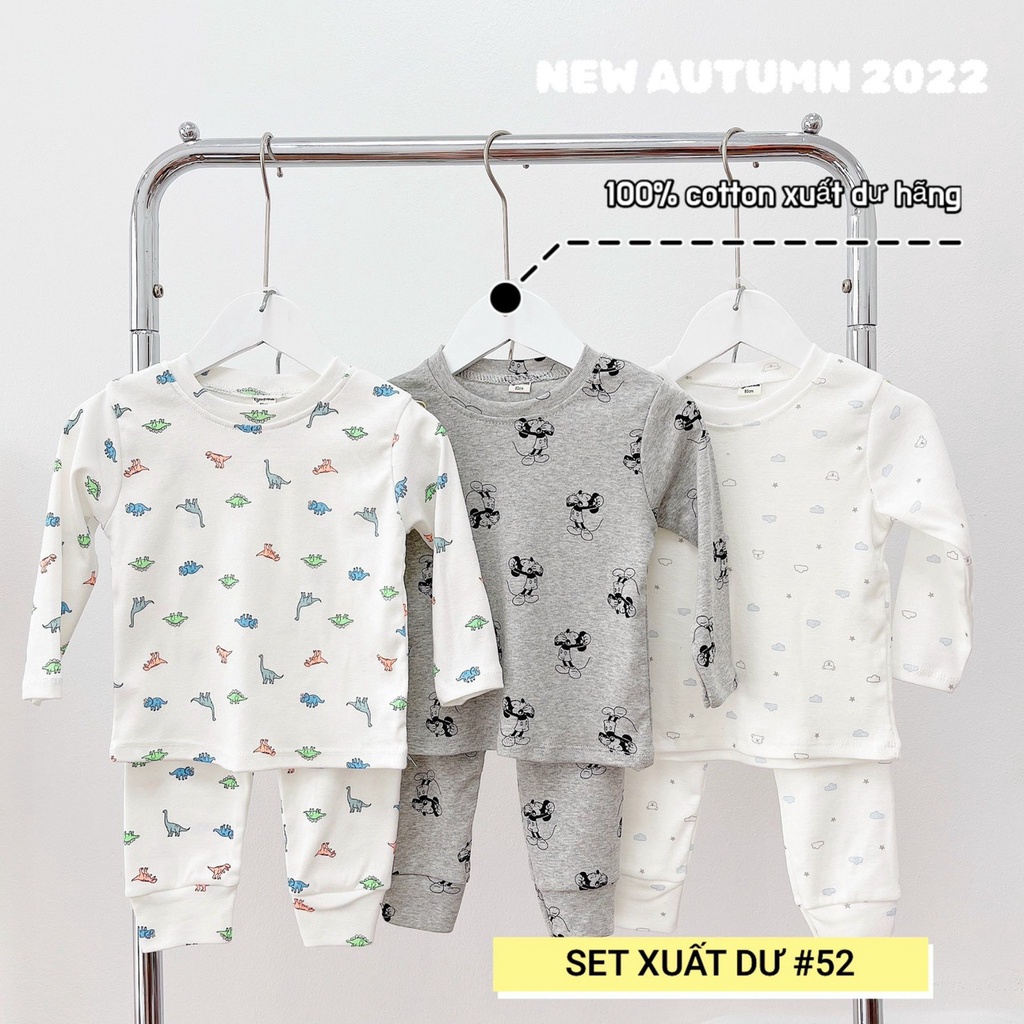 SET 3 BỘ COTTON XUẤT DƯ