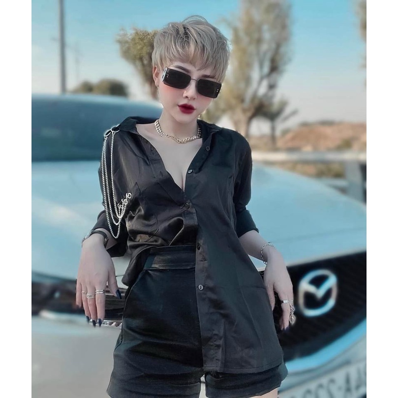 Áo Sơ Mi Cá Tính Unisex Cả Nam Và Nữ Có Thể Mặc Được