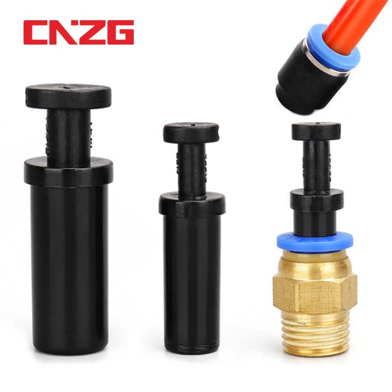 Nút chặn ống khí nén CNZG bằng nhựa pp4 pp6 pp8 pp10 4mm 6mm 8mm 10mm 12mm