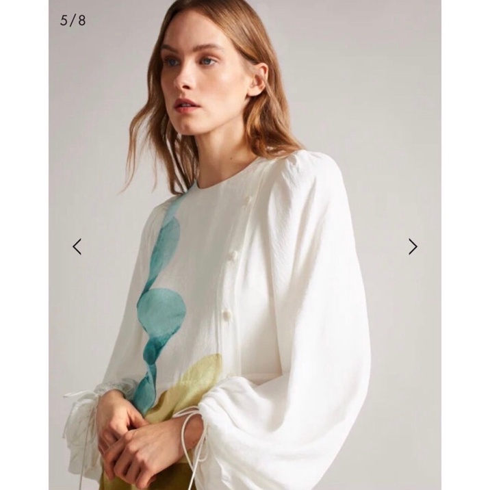 Đầm TED BAKER tay phồng vải mượt mát 🍀🍀🍀🍀