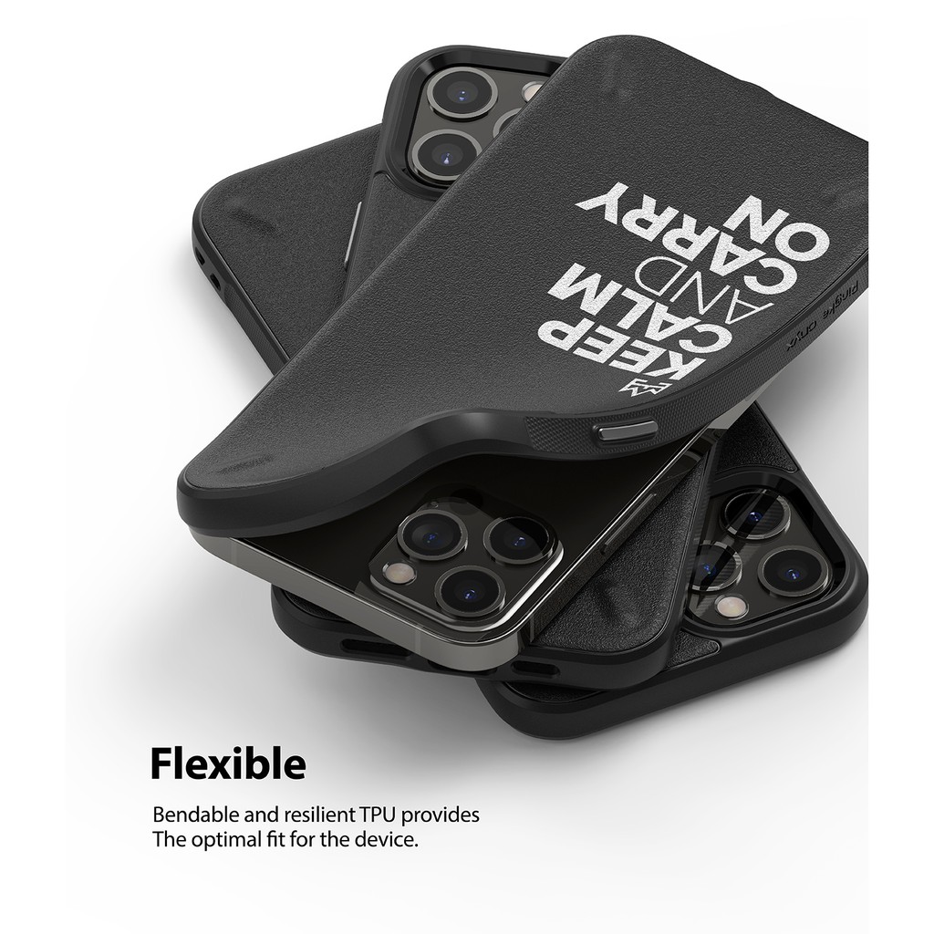 Ringke Onyx Design, iPhone 12 Mini 12 12 Pro 12 Pro Max [Onyx Design] Ringke Vỏ bền Bảo vệ linh hoạt Vỏ bền