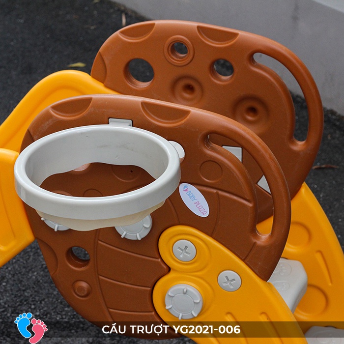 Đồ chơi cầu tuột trượt kèm bóng rổ BABY PLAZA YG2021-006