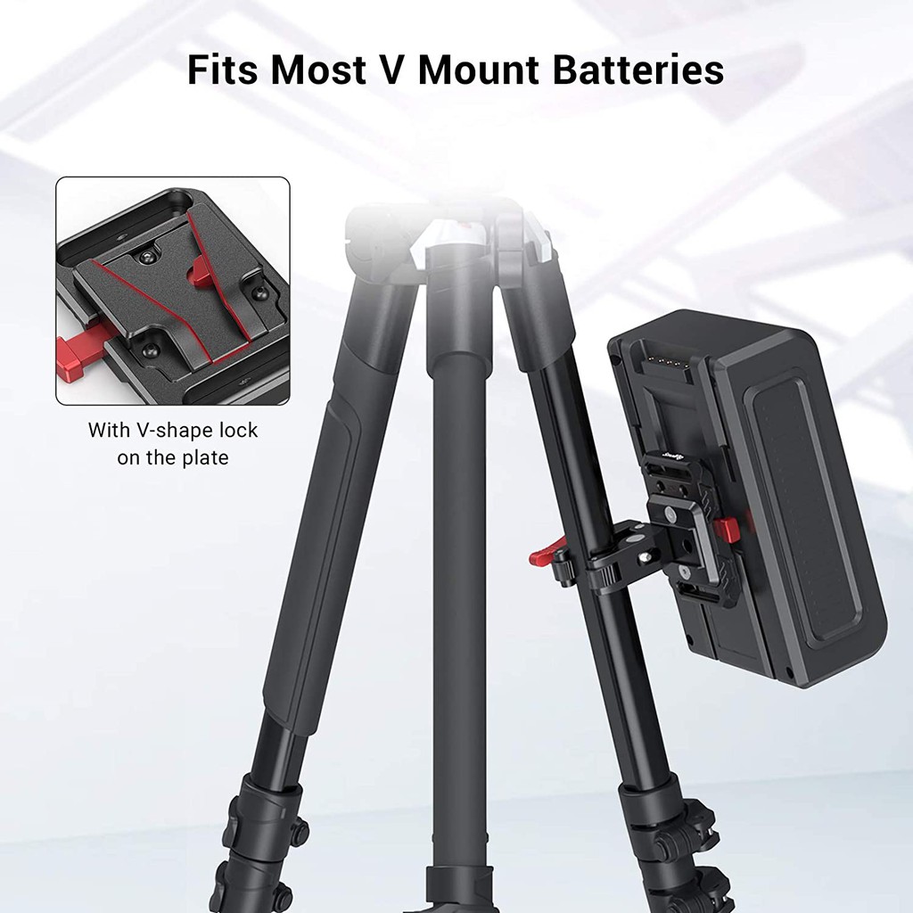 Giá đỡ Pin tích hợp Kẹp càng cua dành cho các loại Pin V Mount - SmallRig 2989