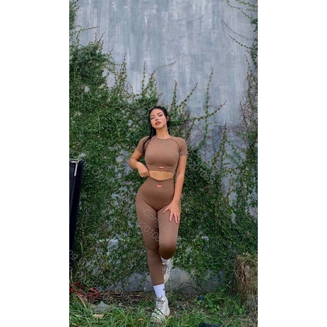 [Hàng Cao Cấp]Bộ Botee Stretch Croptop