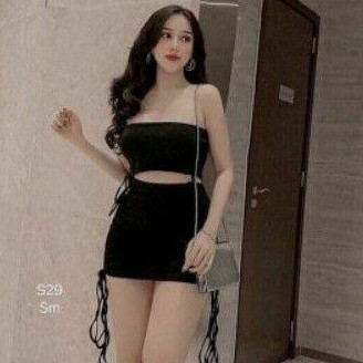 Chân váy rút dây 2 bên vải BORIP LỤA siêu tôn dáng💋 | BigBuy360 - bigbuy360.vn