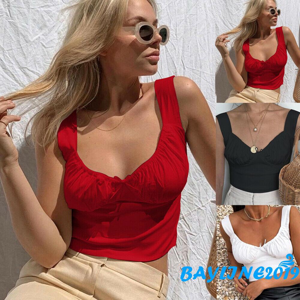 Áo lửng hai dây thời trang mùa hè quyến rũ dành cho nữ