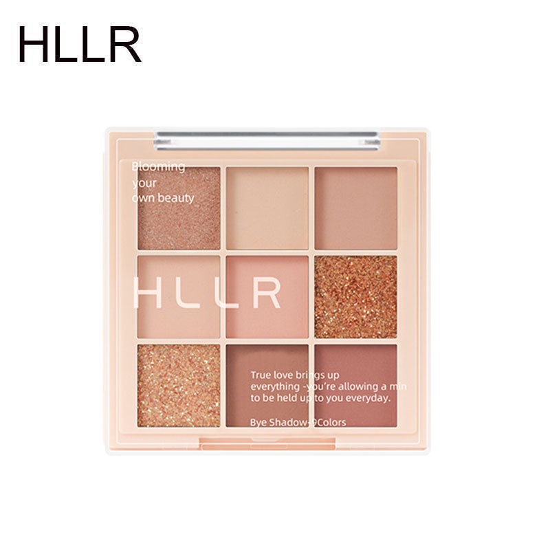 Bảng phấn mắt HLLR 9 màu sắc long lanh quyến rũ