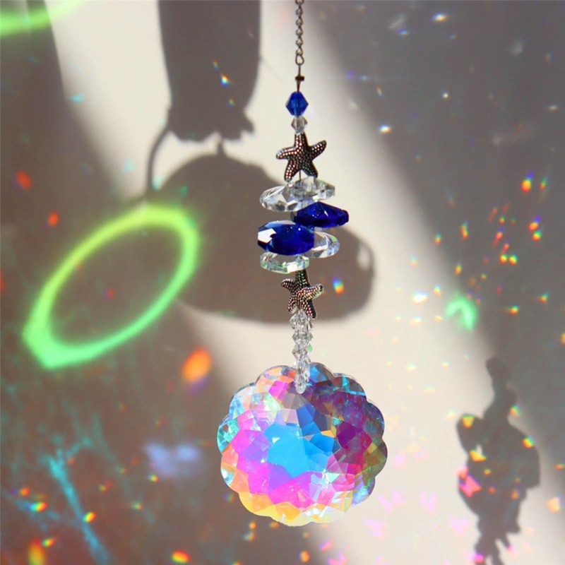 Dây Đèn Pha Lê Treo Trang Trí Phòng Khách / Phòng Ngủ K9 Hình Dreamcatcher