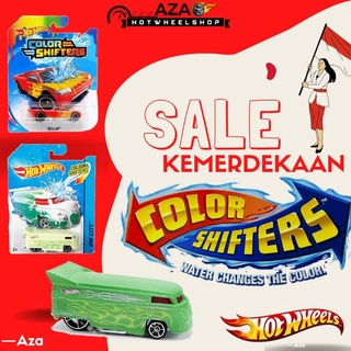 | (1 / 2) Đồ Chơi Xe Hơi Thay Đổi Màu Sắc Có Bánh Xe Hot Wheels