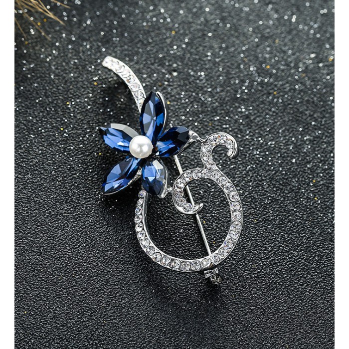 Trâm cài áo hoa 5 cánh cách điệu GC179 sang trọng