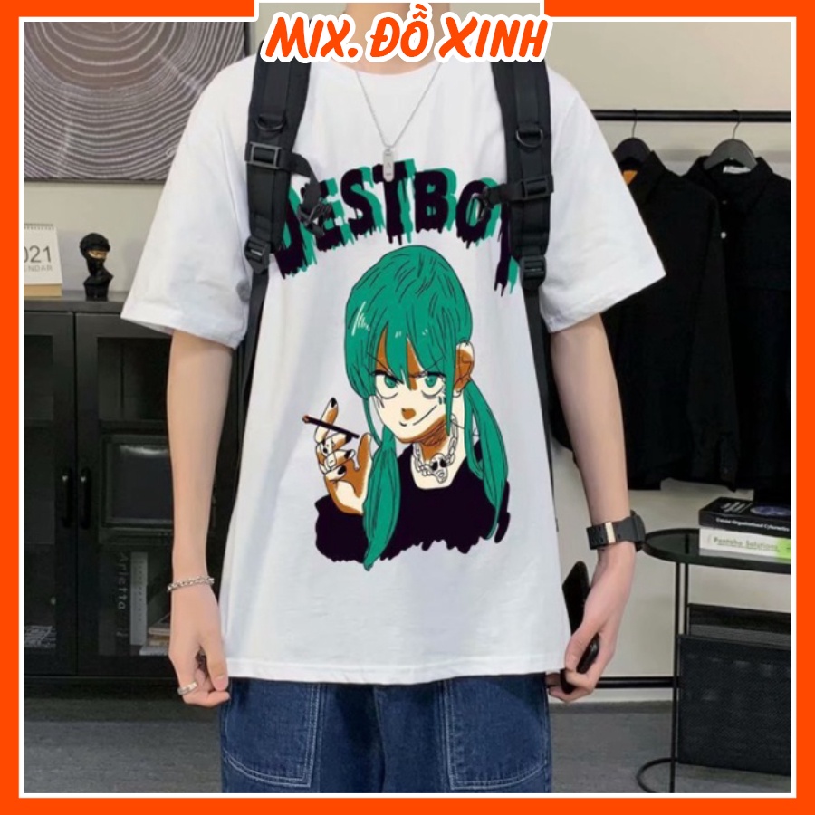 Áo thun unisex form rộng, áo phông tay lỡ Mix. Đồ Xinh, form trẻ trung, năng động in chữ DESTBOY