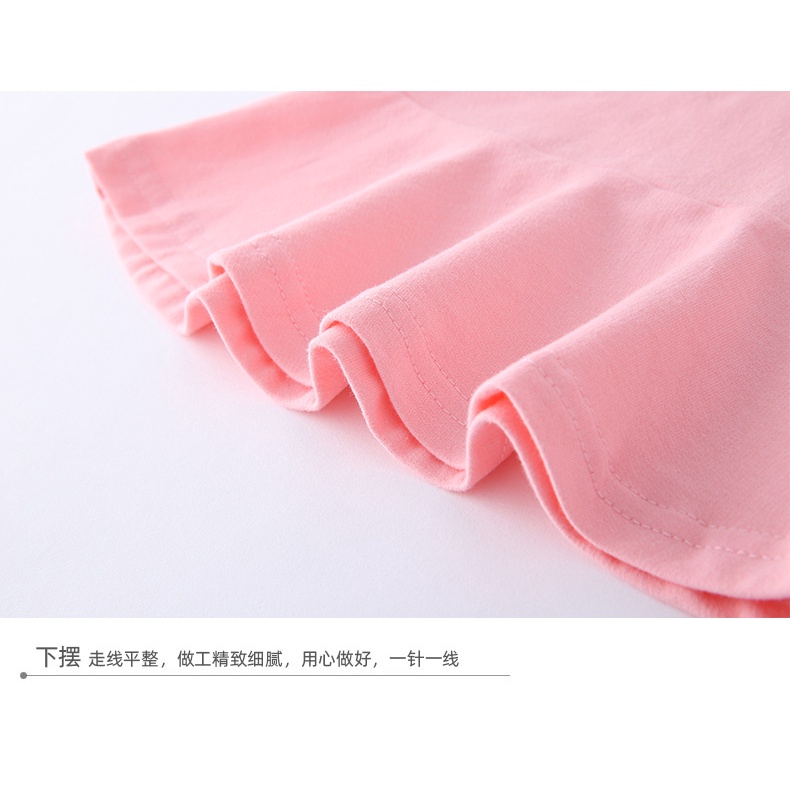 Đầm Công Chúa Họa Tiết Hello Kitty Màu Cầu Vồng Dễ Thương Cho Bé Gái