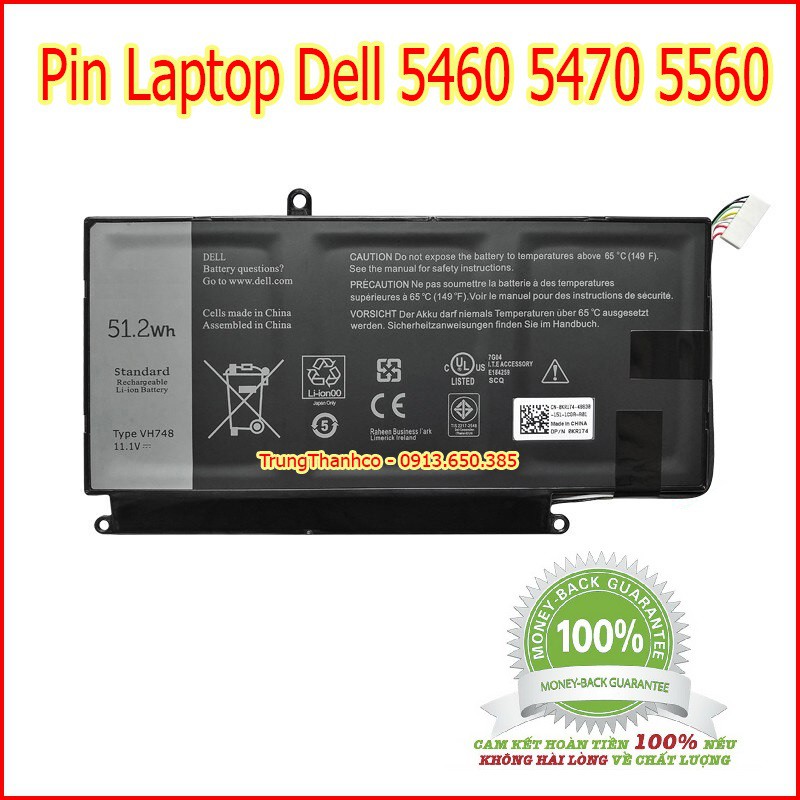 Pin Laptop Dell 5460 5470 5560