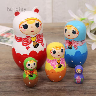 Búp Bê Nga Matryoshka Hoạ Tiết Vẽ Tay Màu Sắc Tinh Tế