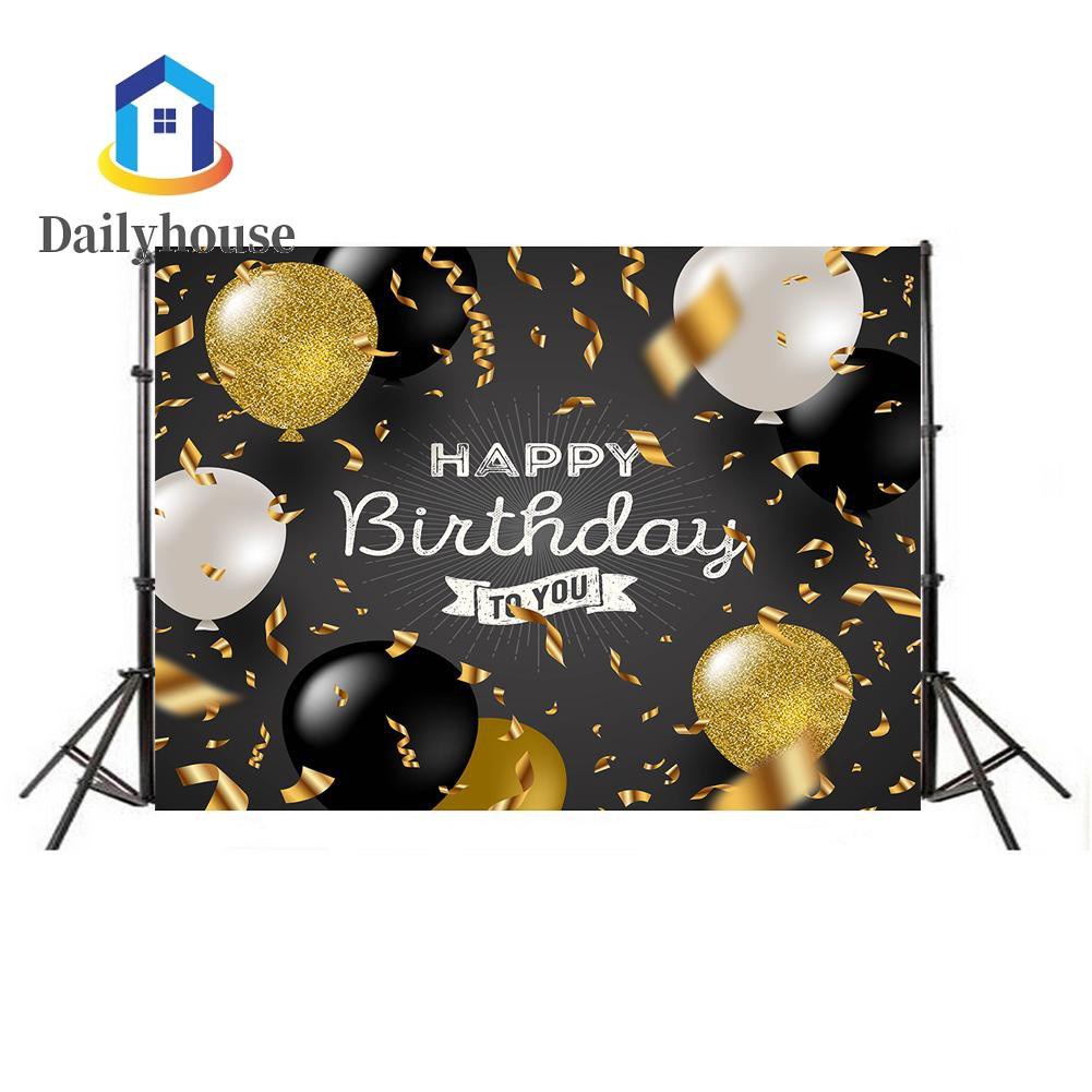 Phông Nền Chụp Ảnh Bằng Vải Hình Chữ Happy Birthday