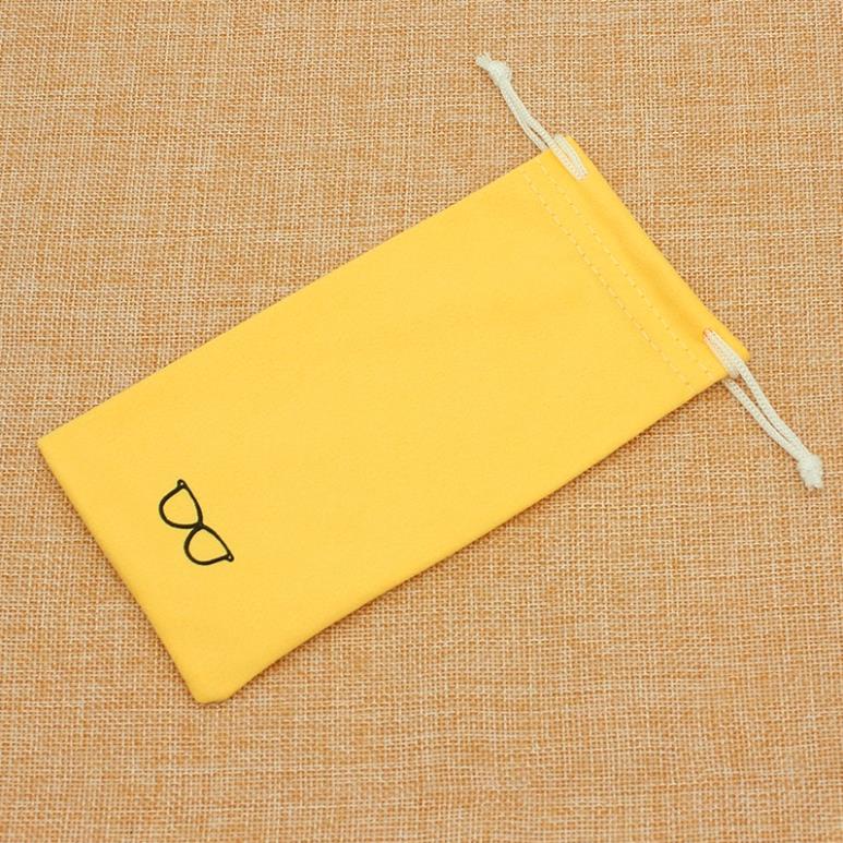 Túi Nhung Mềm Mại Đựng Kính Râm/Mắt Kính Có Dây Rút D90