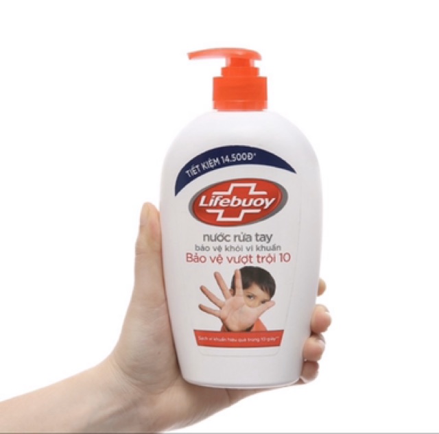 LIFEBUOY NƯỚC RỬA TAY BẢO VỆ VƯỢT TRỘI 180G